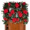 9 ft. Artificial Christmas Garland with Lights - Christmas Poinsettia